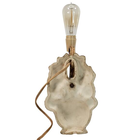 MCM Wall Light Sconce Ceramic Floral Vase Shabby Bedroom Decor Works & Bulb - Picture 8 of 9